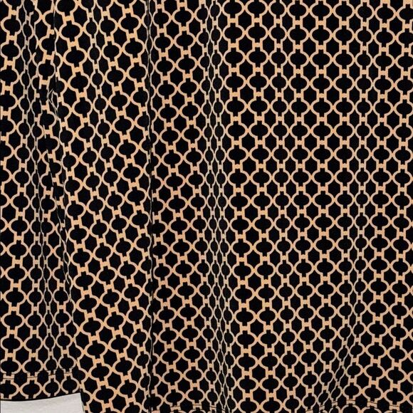 Investments Black and Tan Patterned Blouse - Picture 7 of 12